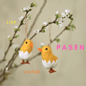 Duurzame paas-beestjes van Sjaal met Verhaal